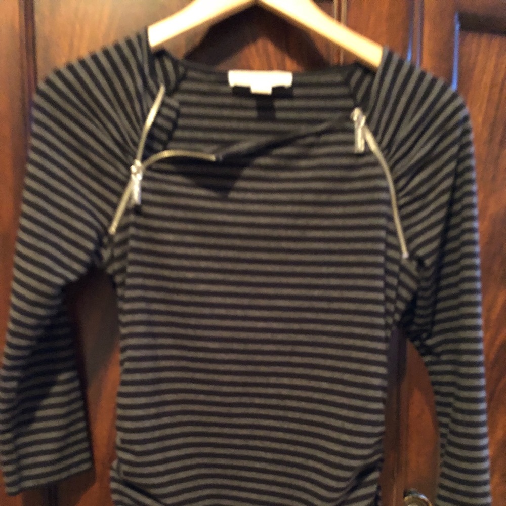 Michael Kors zip accent top